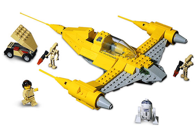 LEGO Set-Naboo Fighter-Star Wars / Star Wars Episode 1-7141-1-Creative Brick Builders